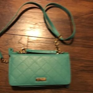 Miche clutch with removable strap.